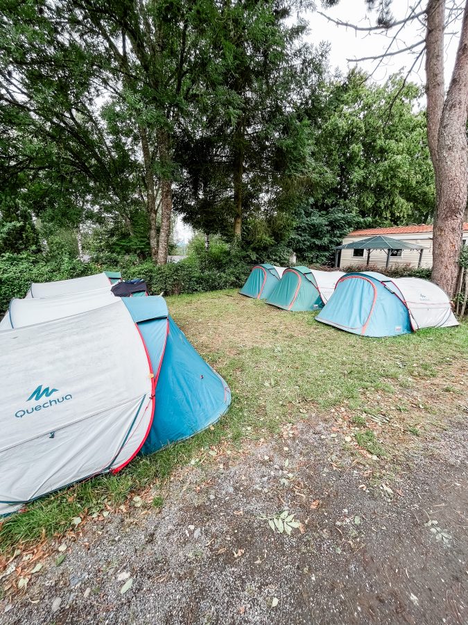 De tentjes waar je in slaapt als je een tent huurt