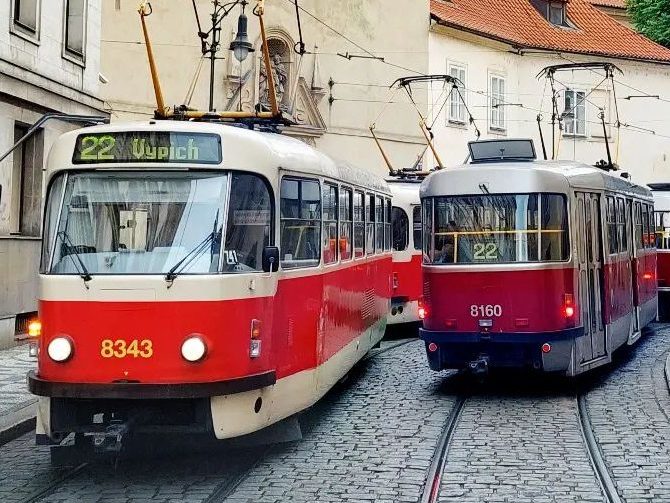 tramlijn 22 praag tram