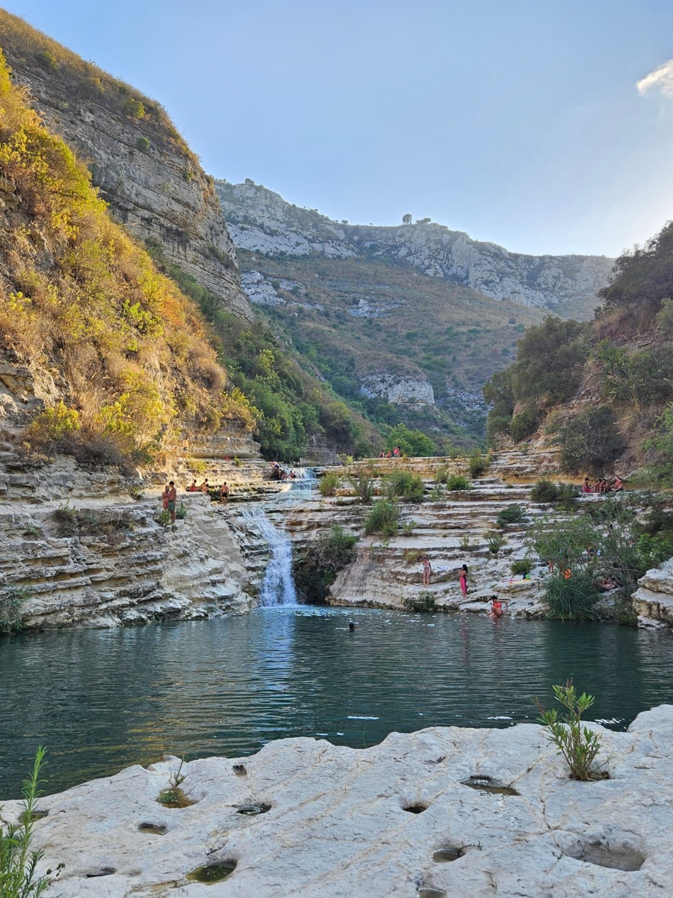 Cavagrande del Cassibile Hike zwemmen in natuurlijke meertjes