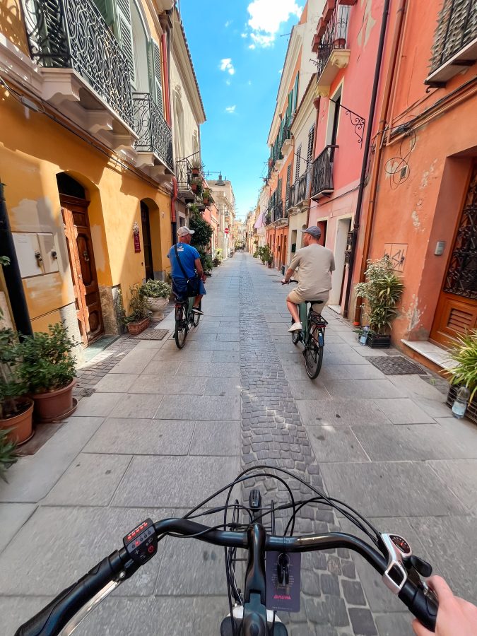 fietstour cagliari met gids sardinië