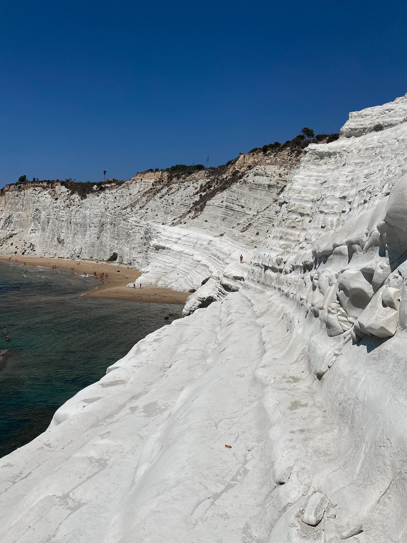 Scala dei Turchi agrigento bij agrigento sicilie