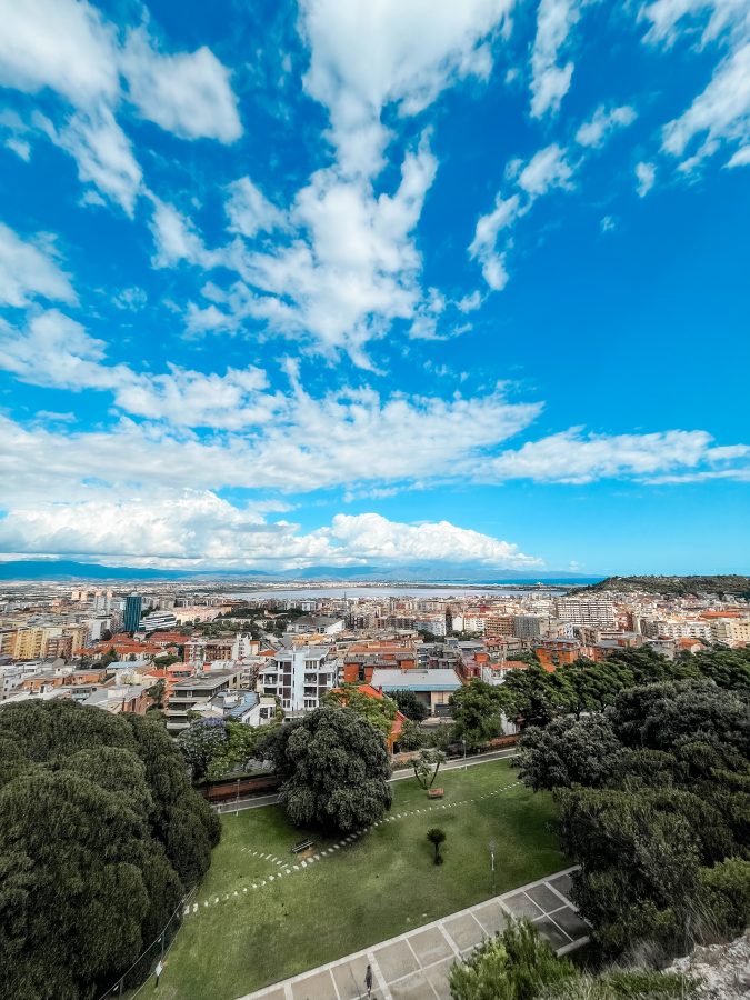 uitzicht over cagliari