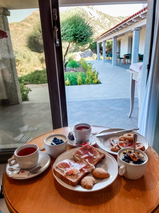 Ontbijtje bij Agriturismo Bed Breakfast Tanca Taroni