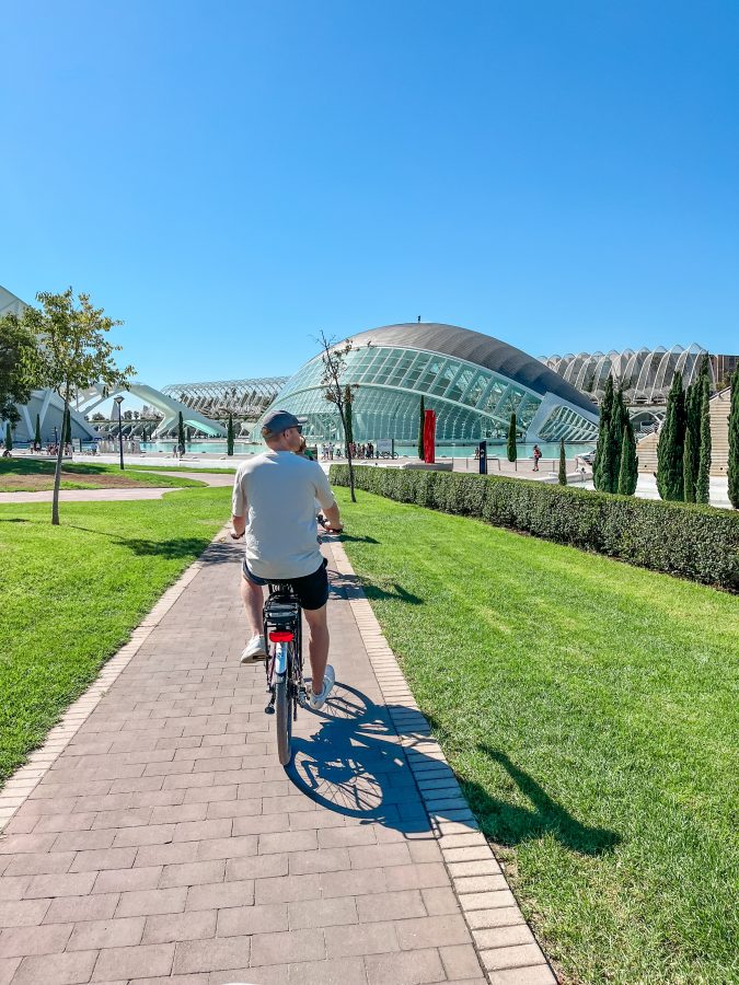 stad van kunst en wetenschap fietstour in valencia