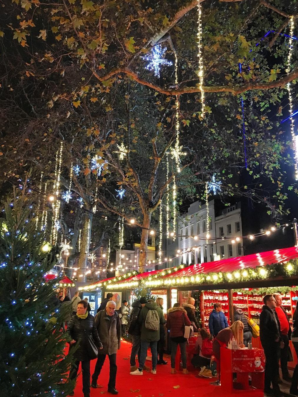 kerstlichtjes bustour londen leicester square