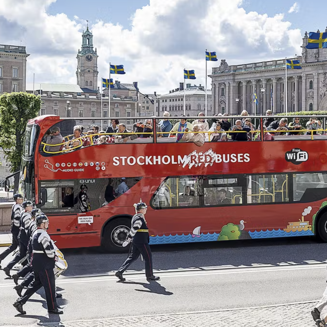 hop on hop off bus stockholm